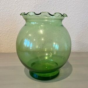 Vintage Anchor Hocking Ball Vase
